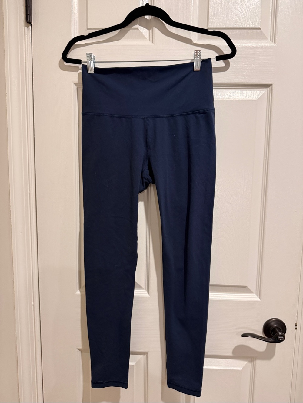 CALIA Women’s Navy Blue High Rise Performance Leggings Size Medium